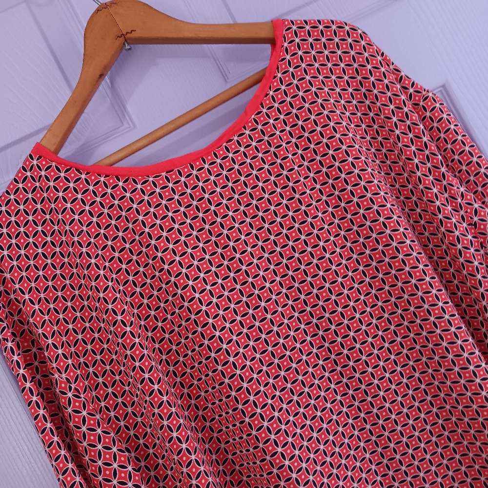 🎈4-$10🎈 ♥️HP! 14th & Union | Lightweight Vibrant Sheer Blouse Large